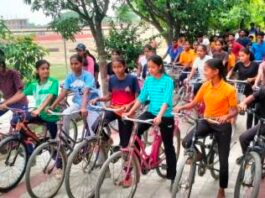 फिट इंडिया मिशन साईकिल रैली