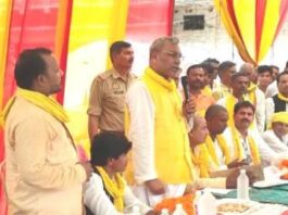 OM PRAKASH RAJBHAR पहुंचे सबरहद गांव 
