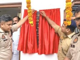 एसपी ने खेतासराय पुराना थाना भवन पुलिस चौकी का किया उद्घाटन