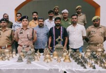 Police - encounter with thief, bells and money recovered,jaunpur crime