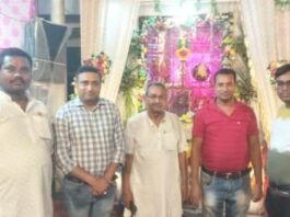 श्री महाकाली माता मंदिर में 12वां पुनर्स्थापना दिवस मनाया गया
