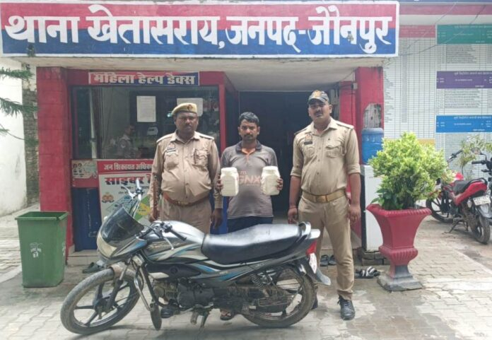 jaunpur crime:49 किलों प्रतिबंधित मांस संग अभियुक्त गिरफ्तार, साथी फरार