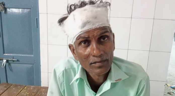 बोलेरो की टक्कर से बाइक सवार घायल, जिला अस्पताल रेफर