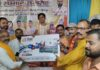 रक्तवीरों और समाजसेवियों का सम्मान, आठ रक्तदाताओं को किया सम्मानित