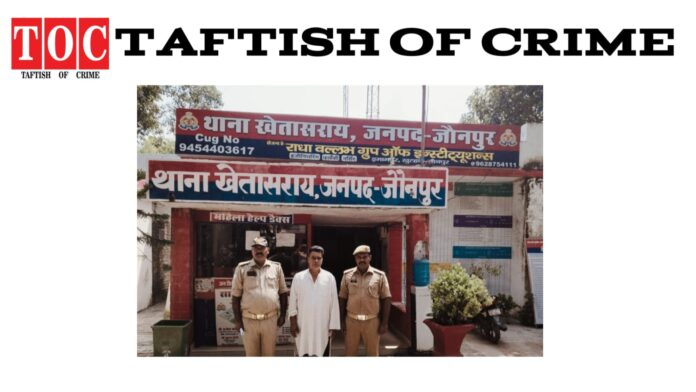JAUNPUR CRIME:आज़ाद नहर से  दबोचा गया इजहार,पुलिस ने भेजा चालान