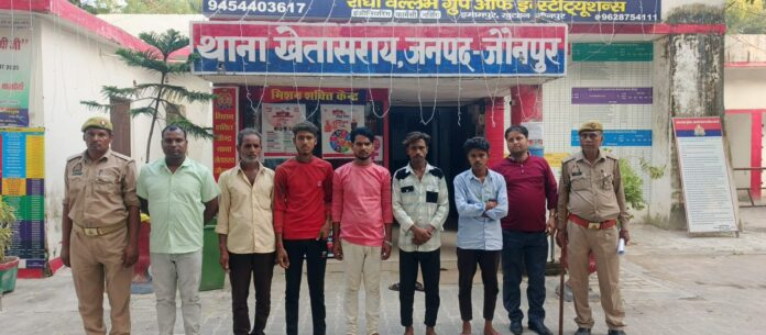 JNP शांति भंग करने के आरोप में सात गिरफ्तार