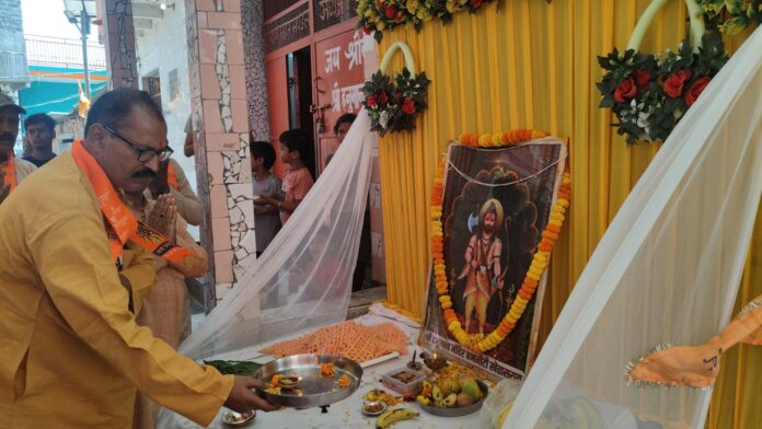 बभनौटी के हनुमान मंदिर परिसर में परशुराम जयंती का भव्य आयोजन,जुटे गणमान्य