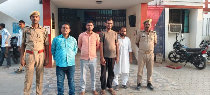 शांति भंग में 13 लोग गिरफ्तार,न्यायालय भेजे गए