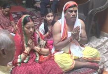 खेतासराय में श्रद्धा व भक्ति के साथ स्थापित हुई गणपति बप्पा की प्रतिमा