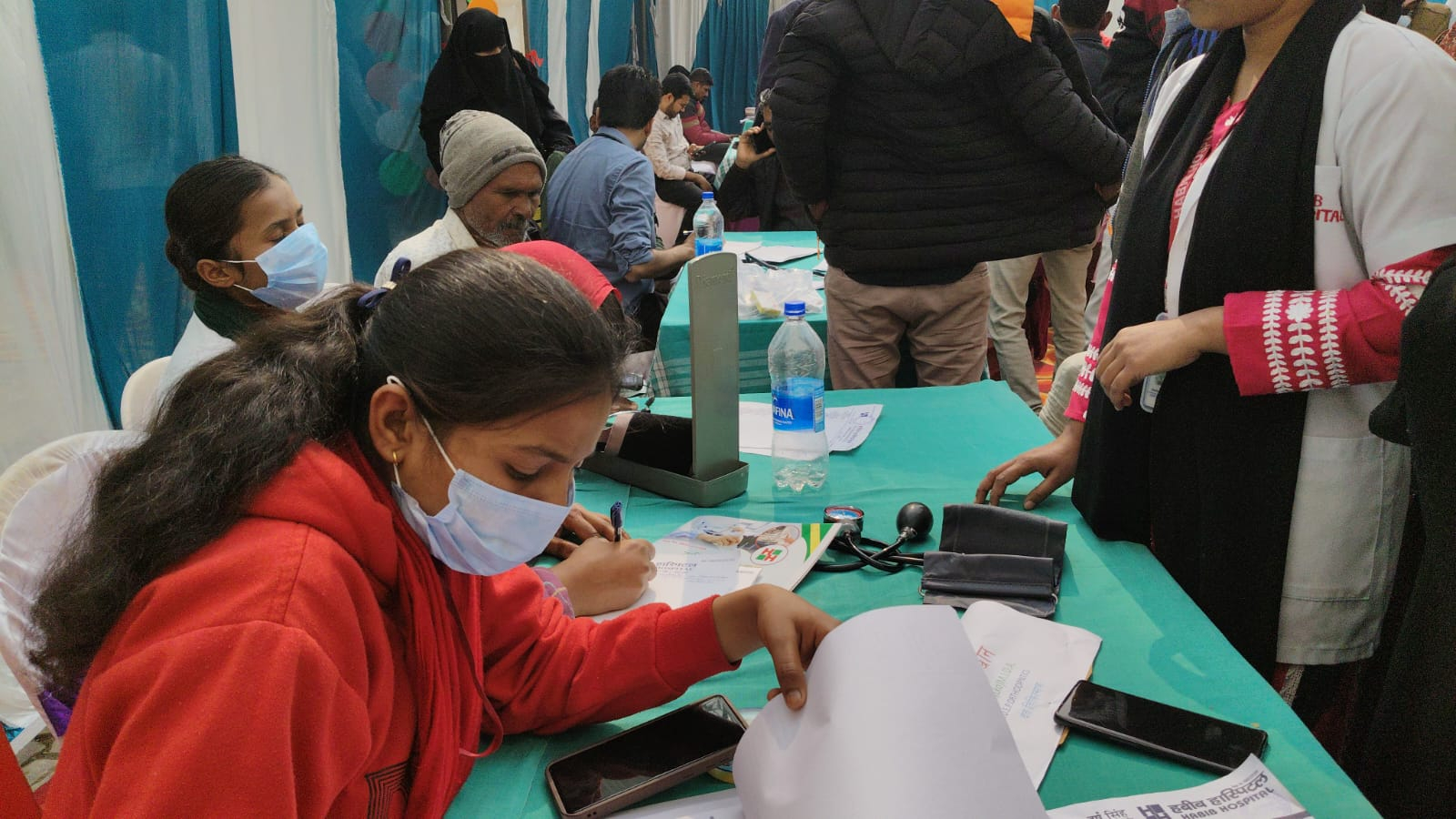 गणतंत्र दिवस की पूर्व संध्या पर निःशुल्क हेल्थ मेगा कैंप,718 मरीजों का हुआ उपचार