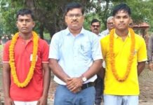सर्वोदय इण्टर कॉलेज के दो छात्रों का वाराणसी मण्डल टीम में चयन