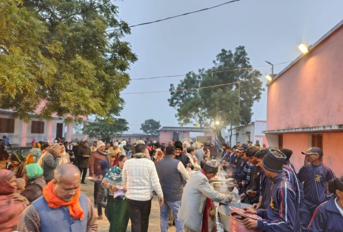 हवन-पूजन के साथ समापन हुआ भागवत कथा